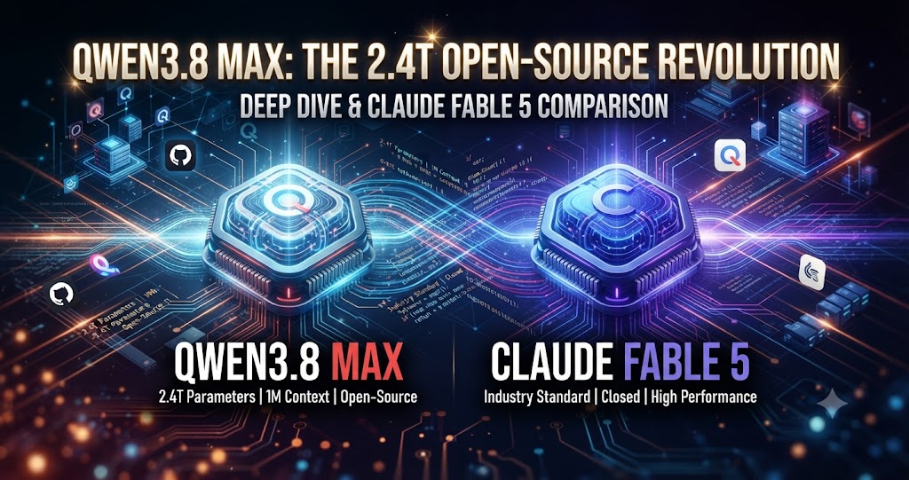 2.4万亿参数 + 1M 上下文！Qwen3.8 Max 免费发布：开源大模型能否硬刚 Fable 5？